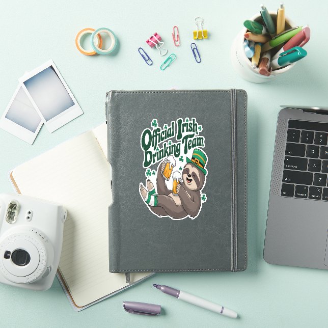 Sloth Irish Drinking St Patrick's Day (iPad Cover)