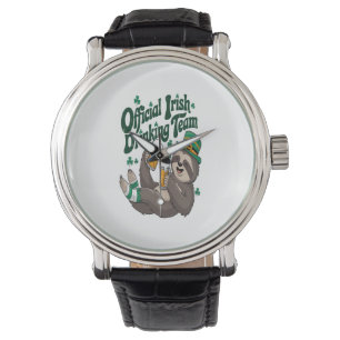 Sloth Irish Drinking St Patrick's Day Watch