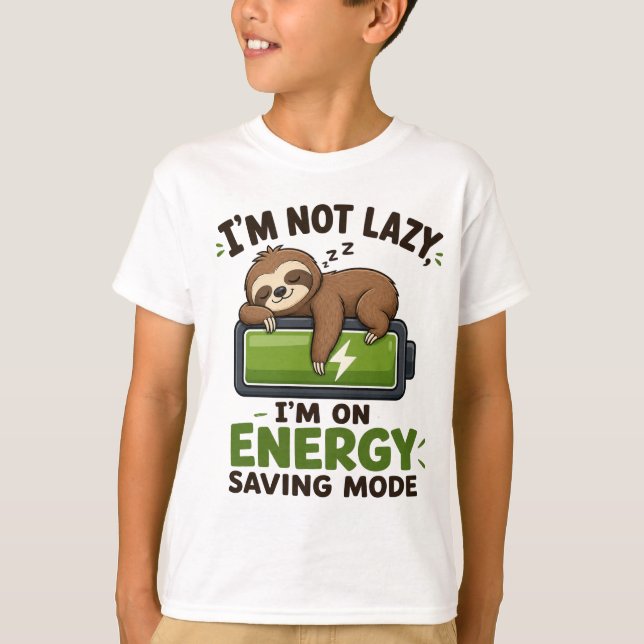 Sloth Kids T-Shirt (Front)