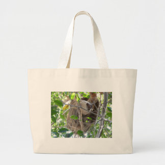 sloth large tote bag