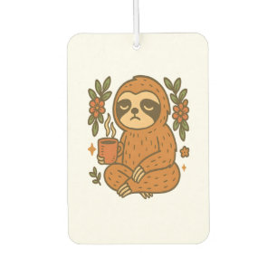 Sloth Lazy Sleepy Sloth Car Air Freshener