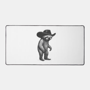 Sloth Lazy Sleepy Sloth Desk Mat