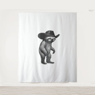Sloth Lazy Sleepy Sloth Tapestry