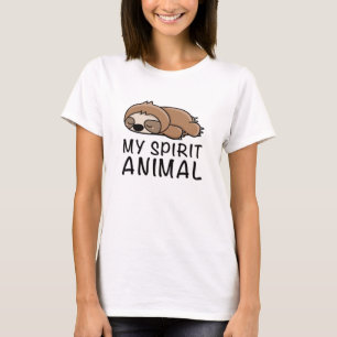 Sloth Lazy Sloths Animal Tired Chill Sleeping Gift T-Shirt