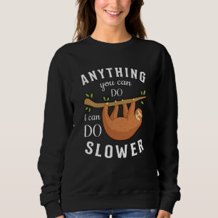 Sloth Lazy Sloths Sleeping Animal Funny Gift Idea Sweatshirt
