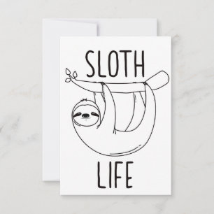 Sloth Life Card