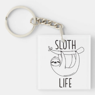 Sloth Life Keyring