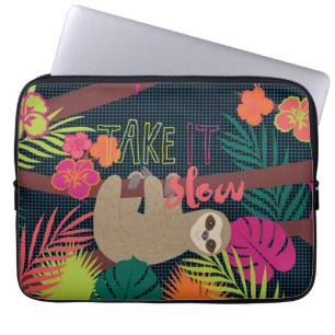 Sloth Life - Take it Slow Laptop Sleeve