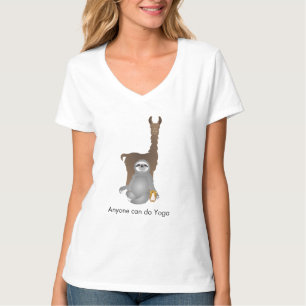Sloth, Llama, Hamster doing Yoga T-Shirt