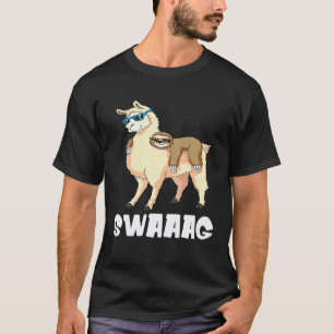 Sloth Llama Team Squad Swag I Sloth Riding Lama Be T-Shirt