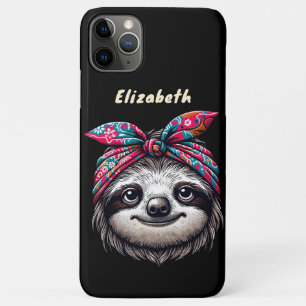 Sloth Love Colourful Bandanna Theme Animal Lover G Case-Mate iPhone Case