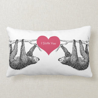 Sloth = Love Lumbar Cushion