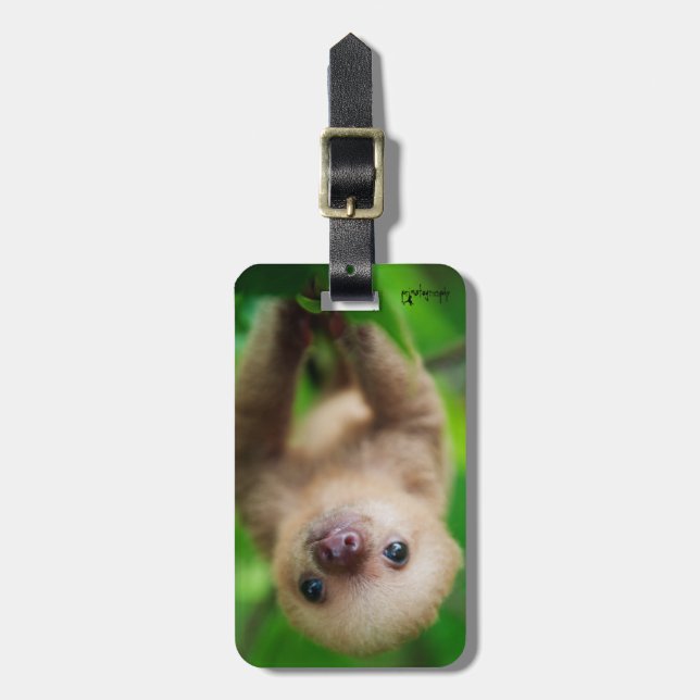 Sloth Luggage Tag (Front Vertical)