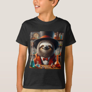 Sloth Mad Scientist T-Shirt