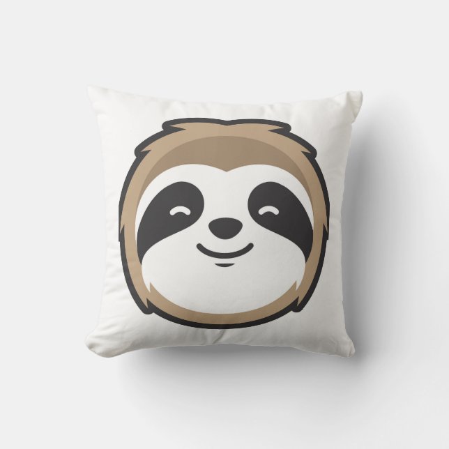 Sloth Mascot Cushion (Front)
