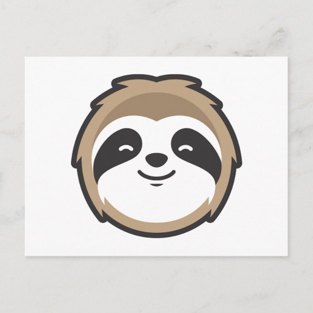 Sloth Mascot Postcard (Front)