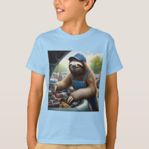 Sloth Mechanic T-Shirt