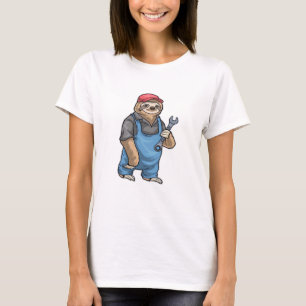 Sloth Mechanic Wrench Classic T-Shirt