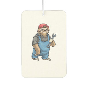 Sloth Mechanic Wrench Classic T-Shirt Car Air Freshener
