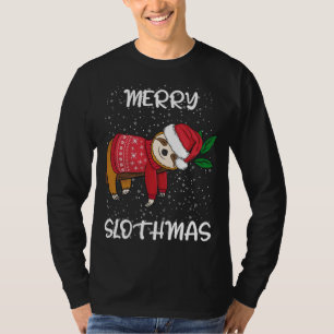 Sloth Merry Christmas Sweater Santa Sloth Merry Sl
