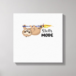 Sloth Mode Classic T-Shirt Canvas Print