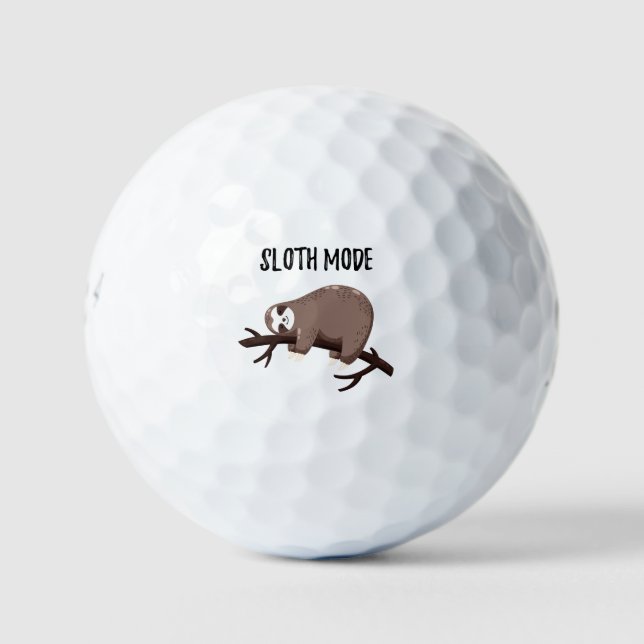 Sloth Mode Golf Balls (Front)
