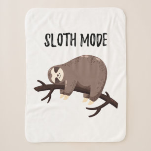 Sloth Mode Sherpa Blanket