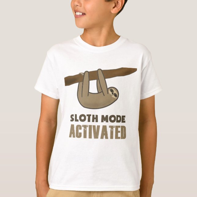 Sloth Mode T-Shirt (Front)
