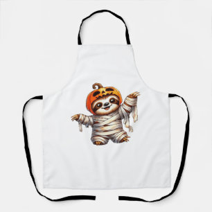 Sloth Mummy Halloween Classic T-Shirt Apron