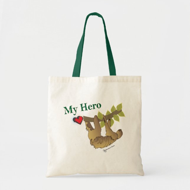 SLOTH- My Hero Tote Bag (Front)