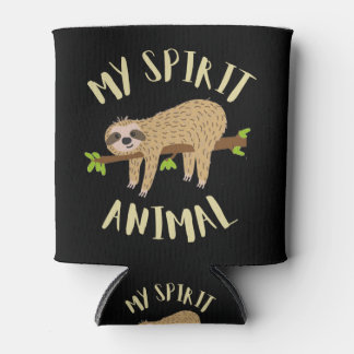 sloth my spirit animal can cooler