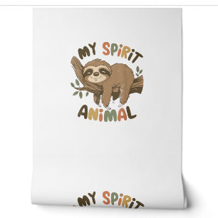 Sloth My Spirit Animal Graphic Funny Sloth Funny S Wallpaper