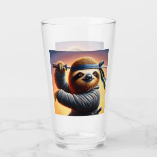 Sloth Ninja Glass