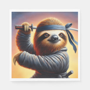 Sloth Ninja Napkin