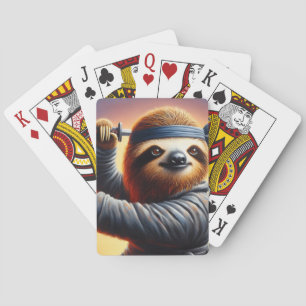 Sloth Ninja Playing Cards