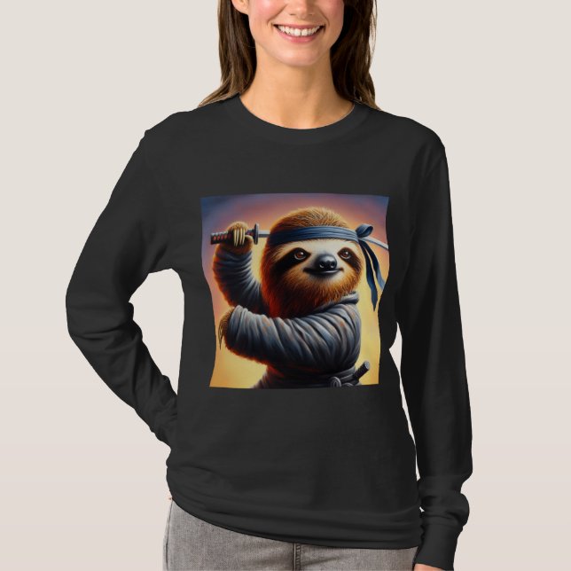 Sloth Ninja T-Shirt (Front)