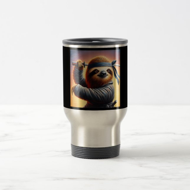 Sloth Ninja Travel Mug (Center)