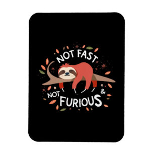 Sloth - Not Fast Not Furious Magnet