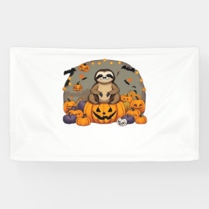 Sloth-o-ween Classic T-Shirt Banner