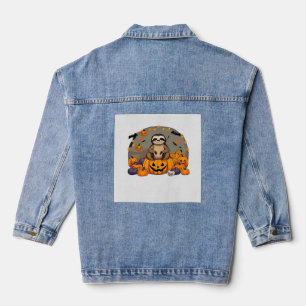 Sloth-o-ween Classic T-Shirt Denim Jacket