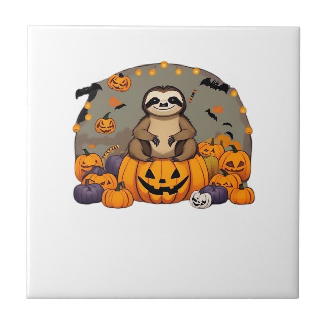 Sloth-o-ween Classic T-Shirt Tile (Front)