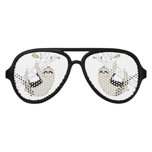Sloth Party Aviator Sunglasses
