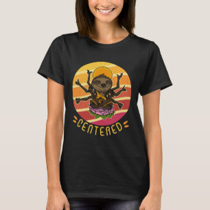 Sloth peace meditation workout gym Hinduism Ohmmm T-Shirt