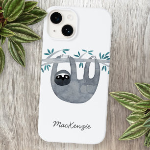 Sloth Personalised iPhone 14 Case