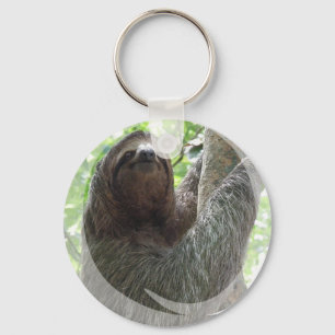 Sloth Photo Design Keychain