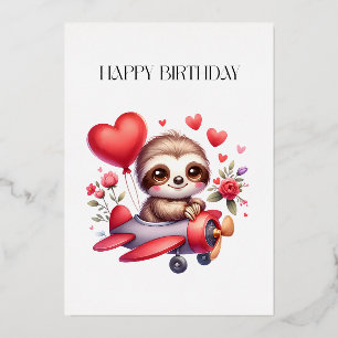 Sloth Pilot Birthday