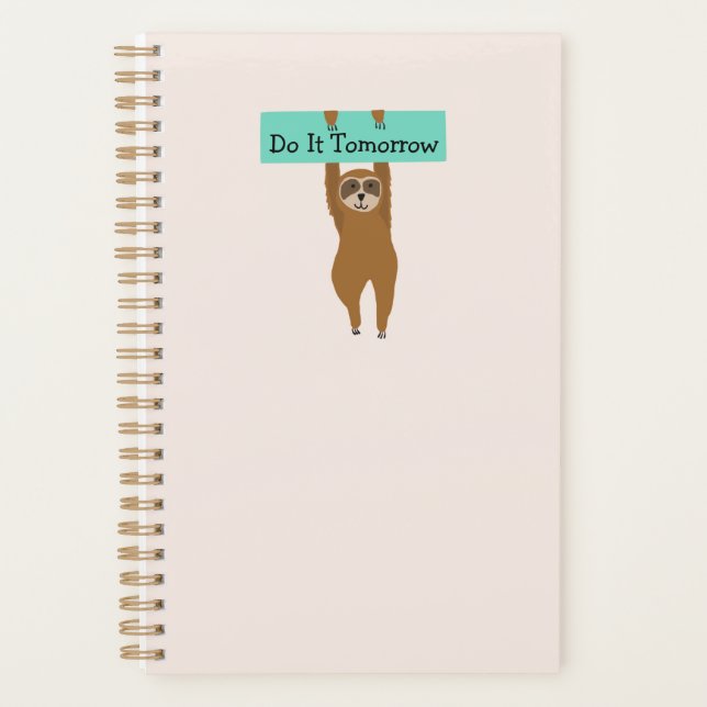 Sloth Planner (Front)