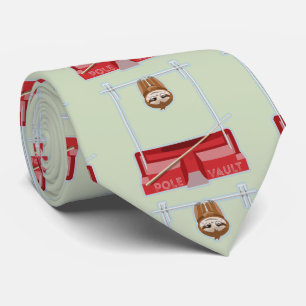 Sloth Pole Vaulting Sports Day Tie