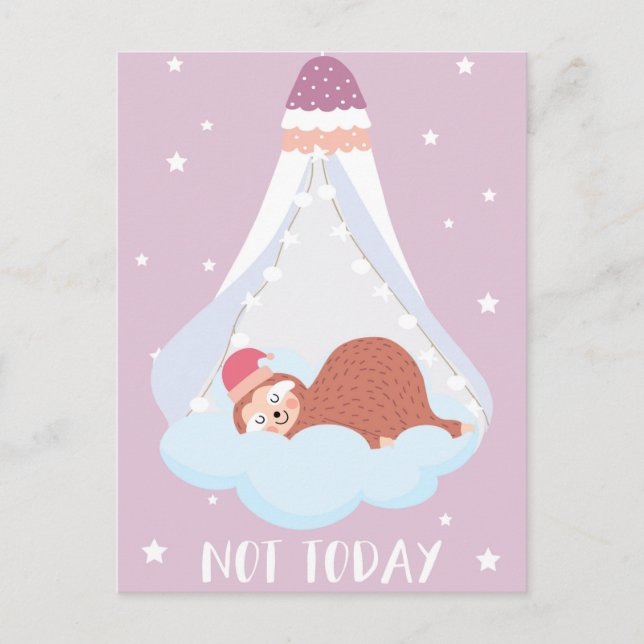 Sloth Postcard (Front)