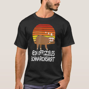 Sloth Pyjamas Nightdress Night Owls Snoring Sleep T-Shirt